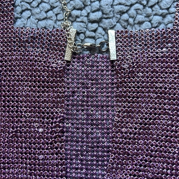 Women Sexy Sparkly Crystal Rhinestone Crop Top - Picture 7 of 7